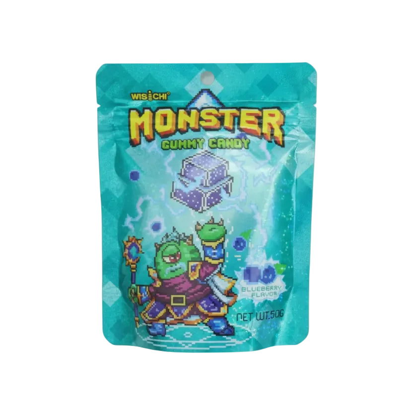 Monster Coated Gummy Blueberry
