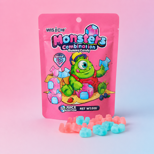 Monster Combination Gummy Strawberry & Blueberry
