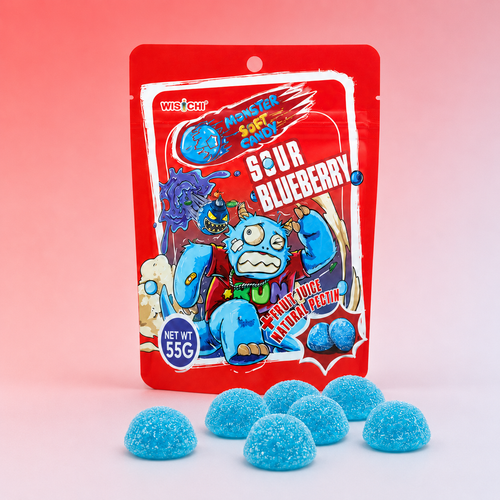 Monster Gummies Sour Blueberry