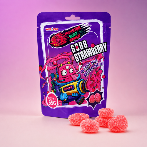 Monster Gummies Sour Strawberry