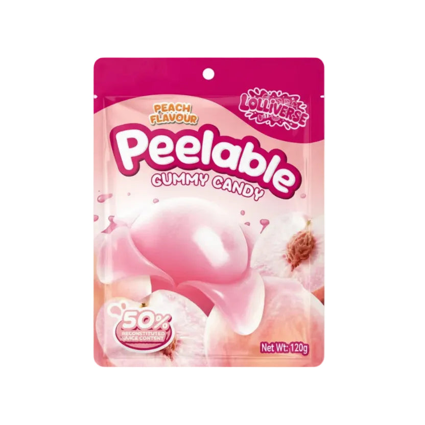 Peelable Gummy Candy –  Honey Peach