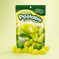 Peelable Gummy Candy – Green Grape