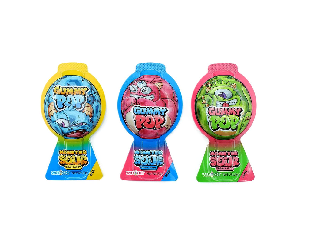 Sour Gummy Pop Mix Fruit