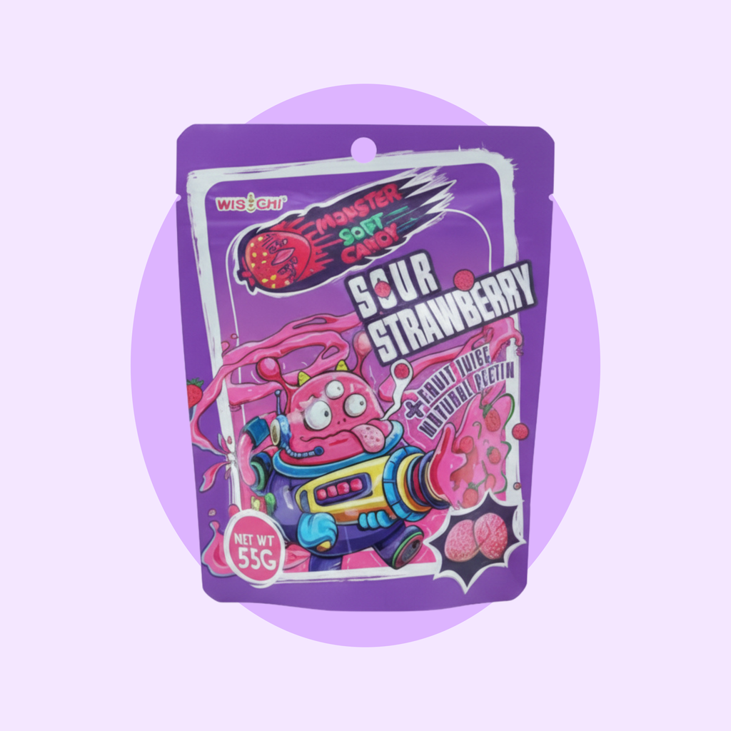 Monster Gummies Sour Strawberry