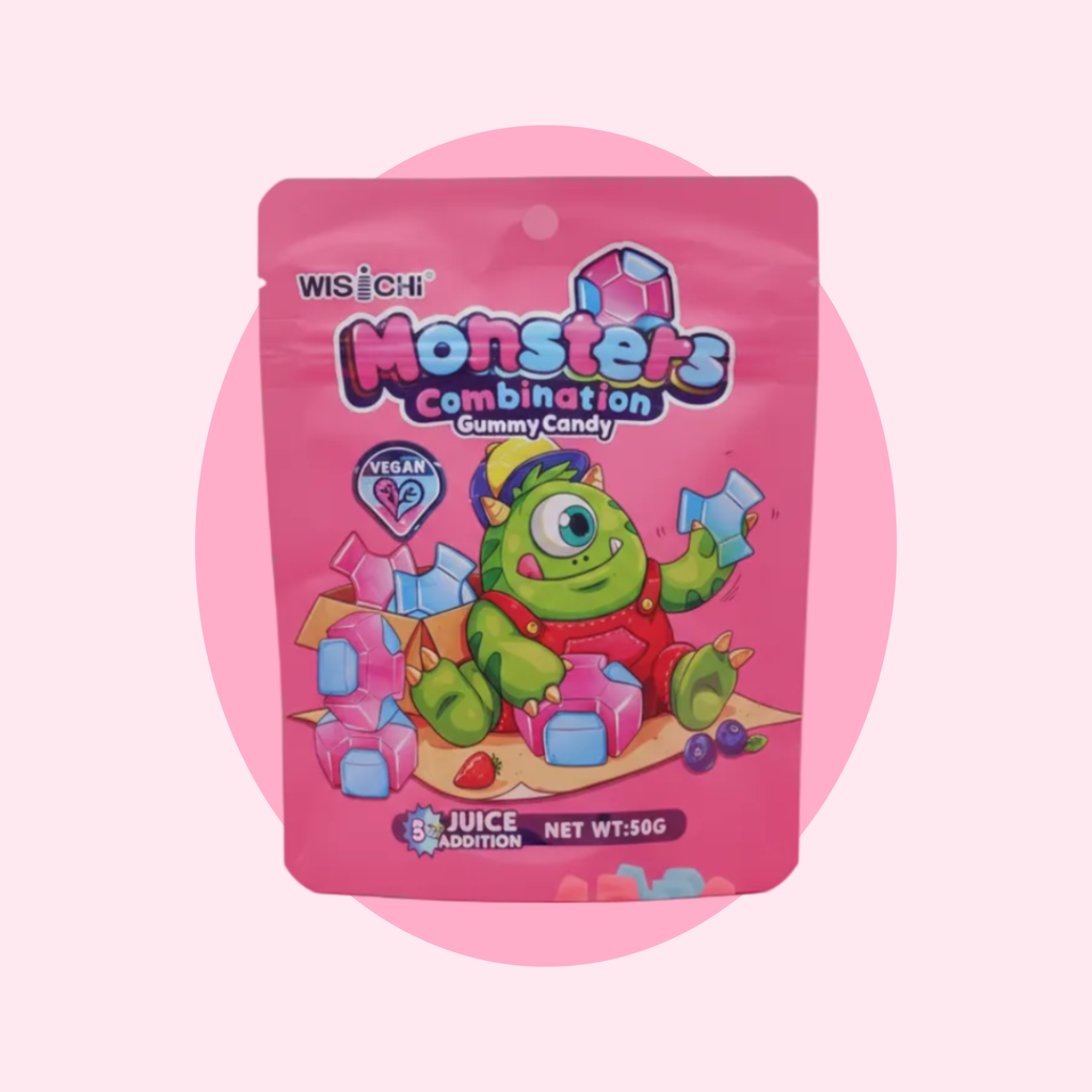 Monster Combination Gummy Strawberry & Blueberry