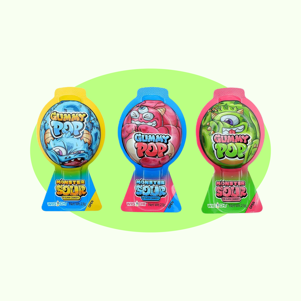 Sour Gummy Pop Mix Fruit