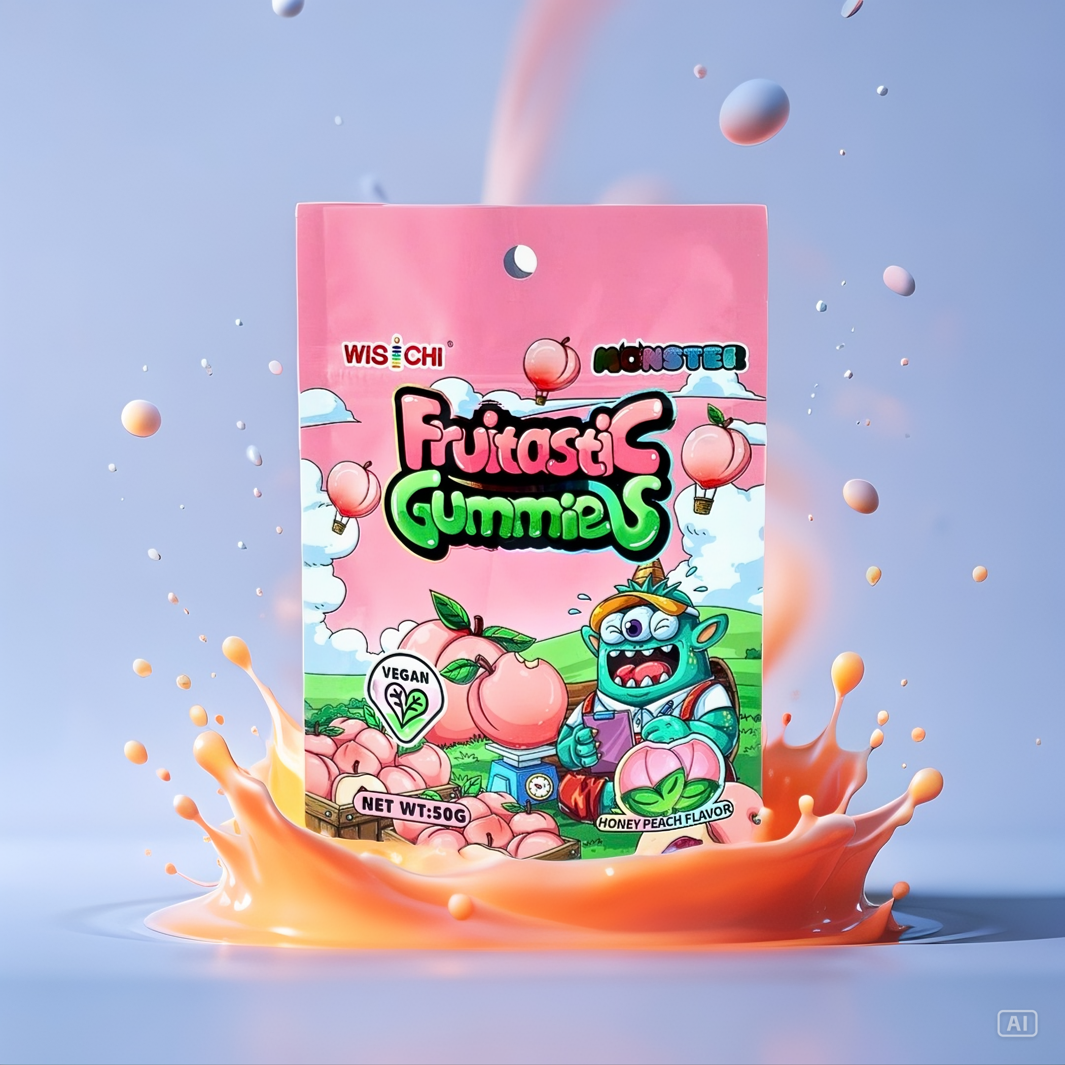Fruitastic Gummies Honey Peach