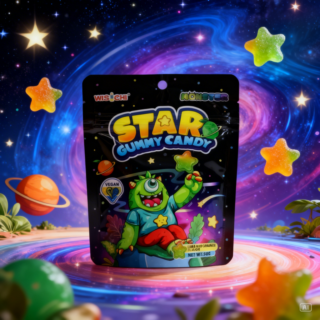 Monster Star Gummy Lime & Orange
