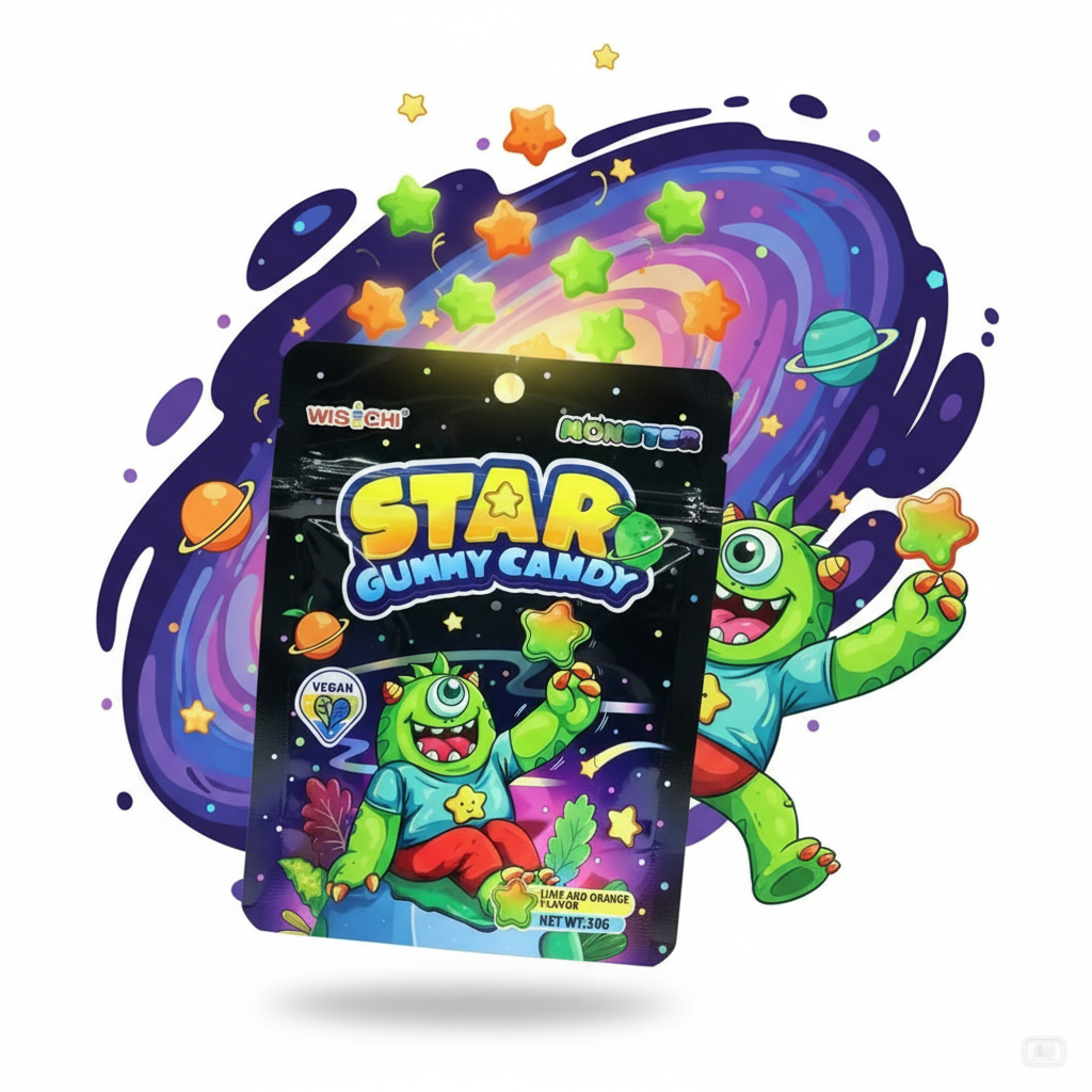Monster Star Gummy Lime & Orange