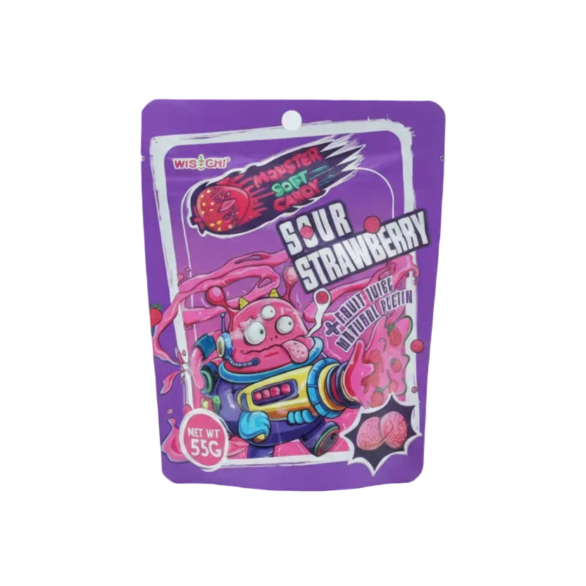 Monster Gummies Sour Strawberry
